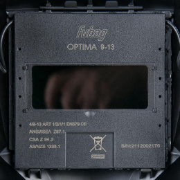 Маска сварщика Fubag IR 9-13N S филь.:хамел. кл.:1/1/1/2 см.экр.95x36мм черный 38072