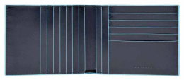Кошелек мужской Piquadro Blue Square, кожа натуральная, синий [pu1241b2r/blu2]