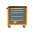 Инструментальная тележка Toollbox с центральным замком серии standart TBS-5 RAL 2008