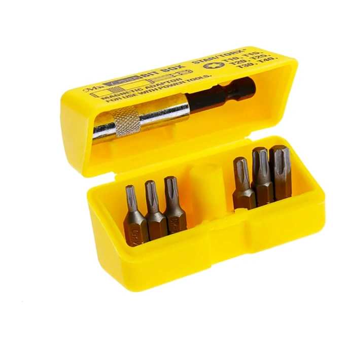 Набор насадок-бит CR-V 7 предметов (yellow) Mr. Logo SD-801B-AT