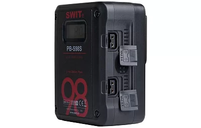 SWIT PB-S98S Компактный Li-ion аккумулятор Тип: V-lock Ёмкость: 98 Вт.ч