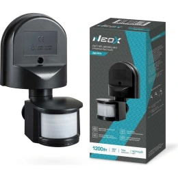 Датчик движения инфракрасный Neox ДД 08Ч 1200Вт 180 гр.12м IP44 черный 4690612053332