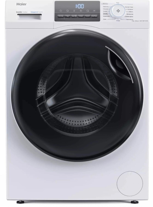 Стиральная машина Haier HWD70-BP14929A класс: B загр.фронтальная макс.:7кг с сушкой белый инвертор (CE0JG801PRU)