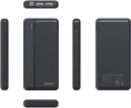 Мобильный аккумулятор Buro BP10A 10000mAh 10W 2A 2xUSB-A/USB-C черный BP10A10PBK