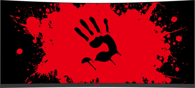 Монитор Bloody 39.7" MN2X черный VA LED 1ms 21:9 Ultrawide HDMI M/M матовая HAS 400cd 178гр/178гр 5120x2160 180Hz G-Sync FreeSync DP 5K USB 11.1кг