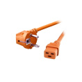 Кабель питания ACD SUPER HEAVY DUTY 3*2,5 S22C19, Schuko - C19 , 16А, оранжевый, 2,0 м {40} ZJE-002