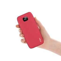 Внешний аккумулятор TTEC ChargeUp Pro LCD 10.000mAh PD 20W Powerbank - Red 2BB209GK