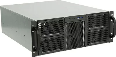 Procase RE411-D0H17-E-55 Корпус 4U server case,0x5.25+17HDD,черный,без блока питания,глубина 550мм,MB EATX 12"x13"