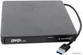 Внешний привод USB 3.0 Gembird DVD-USB-03 пластик, черный