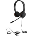 Гарнитура Jabra Evolve 20 MS Stereo,  для контактных центров, накладные,  проводные, черный [4999-823-109]