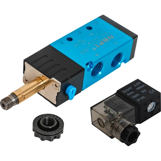 Пневмораспределитель 5/2 4V210-08-DC 24V G1/4" NBPT 57605