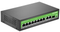 Коммутатор Digma DSP208G-2G-1S-T120, неуправляемый