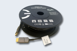 TNTV AOC-H2.0-20 Шнур, мониторный, HDMI, версия 2.0, Male-Male, сборный, 20 метр., черный, технология AOC