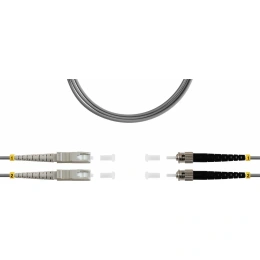 Оптический патч-корд TopLAN дуплексный, FC/PC-ST/PC, MM 62,5/125, 2 м, DPC-TOP-OM1-FC/P-ST/P-2.0