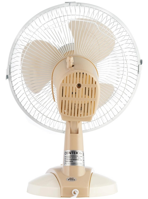 Вентилятор настольный CENTEK CT-5006,  бежевый и белый