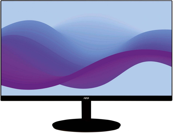 Монитор Hiper 21.5" EasyView FH2203 черный IPS LED 16:9 HDMI M/M матовая 250cd 178гр/178гр 1920x1080 75Hz FreeSync VGA FHD 2.6кг