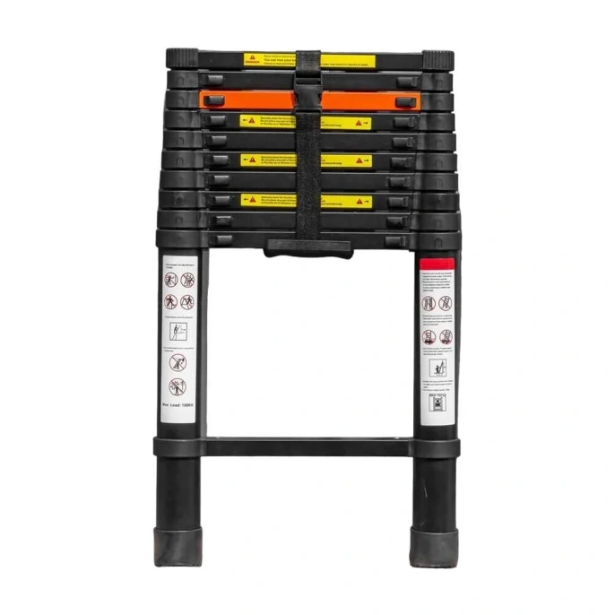 Телескопическая алюминиевая бытовая лестница ROCKFORCE 3.2 м RF-UP320 RF-UP320(56425)
