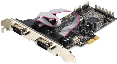 Контроллер STLab I-461 (RTL) PCI-Ex1 Multi I/O 4xCOM9M + 1xLPT25F