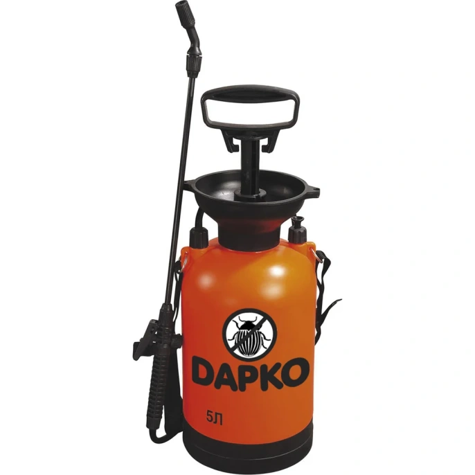 Садовый опрыскиватель DAPKO 5л. широкая горловина, устойчивая платформа 4100002325
