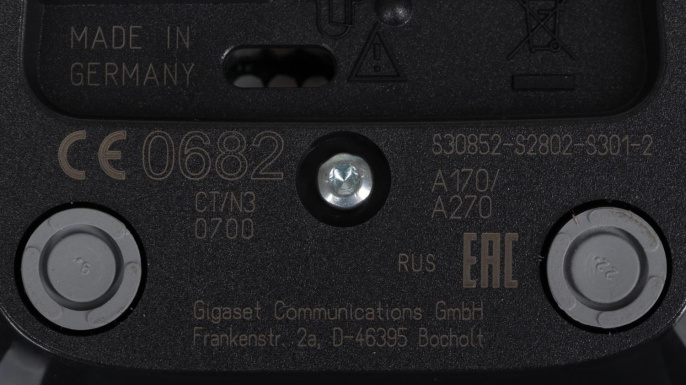 Р/Телефон Dect Gigaset A170 черный АОН