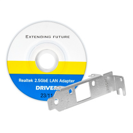 Сетевой адаптер ExeGate EXE-251 PCI-E x1 v2.0, 1xRJ45, UTP 100Mbps/1000Mbps/2.5Gbps RTL8125B (EX296212RUS)