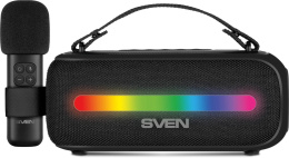 Колонка портативная Sven PS-235, 12Вт, черный [sv-022075]
