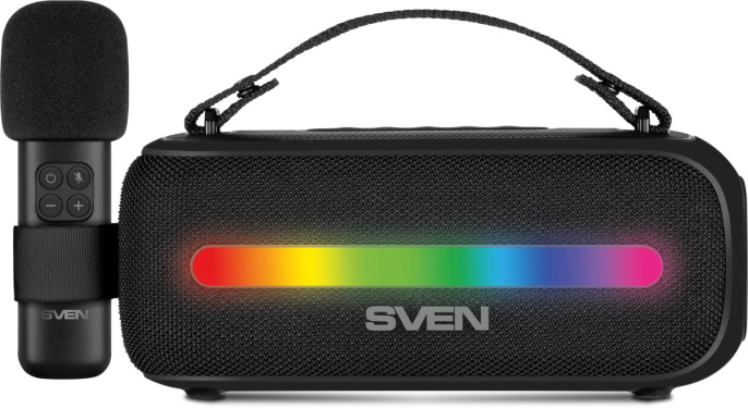 Колонка портативная Sven PS-235, 12Вт, черный [sv-022075]