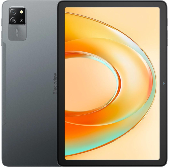 Планшет Blackview Tab60 Pro T606 1.6 8C RAM8Gb ROM128Gb 10.1" IPS 1280x800 4G Android 14 серый 8Mpix 5Mpix BT WiFi microSD 1Tb 7700mAh 450hrs