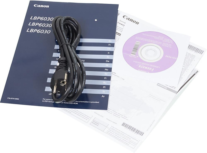 Принтер лазерный Canon i-Sensys LBP6030B bundle A4 черный в комплекте: + картридж