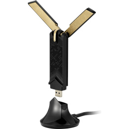 Адаптер беспроводной связи Wi-Fi ASUS USB-AX56 CRADLE WiFi 6 1201Mbps+574Mbps 5GHz/2.4GHz 90IG06H0-MO0R10 565284