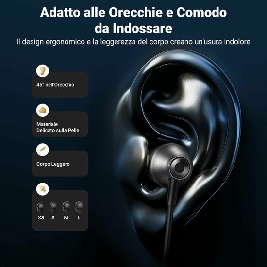 Проводные наушники UGREEN EP106 35756 Wired Earphones Type-C. Цвет: черный (35756_)