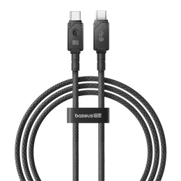 Кабель Baseus P10355800111-00 Unbreakable Series Fast Charging Data Cable Type-C to Type-C 100W 1m Cluster Black быстрая зарядка, передача данных