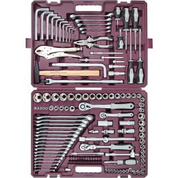 Thorvik TS142 Набор инструмента универсальный 1/4", 3/8" и 1/2"DR, 142 предмета