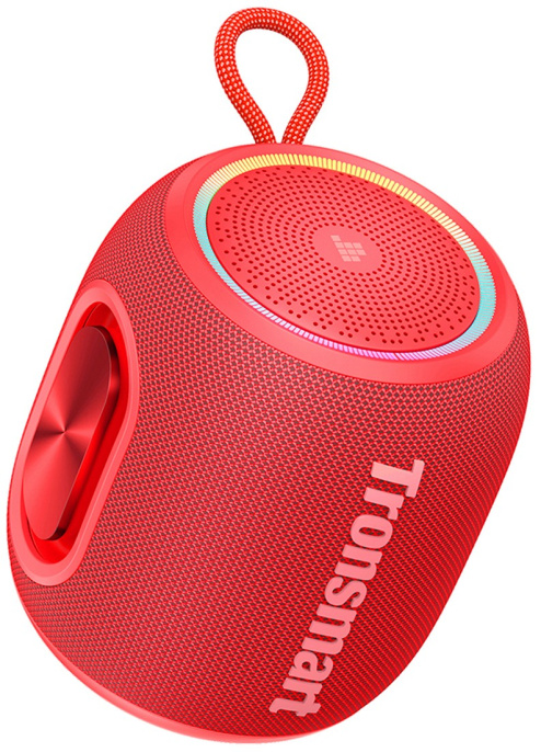 Портативная колонка Tronsmart T8 Mini Красный номинальная мощность 16 Вт, 65 Гц-20 кГц, питание: от аккумулятора, Bluetooth 5.3, влагозащита IPX7, время работы: 20 ч