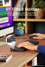 Беспроводная клавиатура UGREEN KU004 35734 Wireless 2,4G Keyboard. Цвет: черный (35734_)