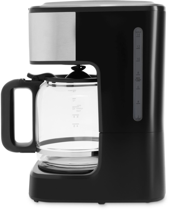 Кофеварка капельная Hyundai HYD-1212 900Вт черный/серебристый