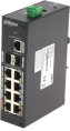 Коммутатор Dahua DH-PFS3211-8GT-120 защищенный 11-портовый гигабитный коммутатор с 8-РОЕ портами, неуправляемый; 2*1000 Base-X, 1*10/100/1000 Base-T, 8*10/100/1000 Base-T PoE порты , мощность PoE портов: 1 и 5