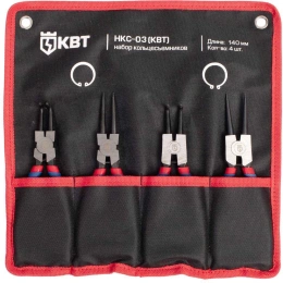 Набор съемников стопорных колец КВТ НКС-03 серия МАСТЕР 84384