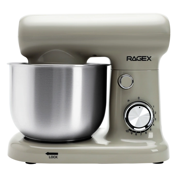 Планетарный миксер 3 в 1 RAGEX R008, 3л, 1500Вт, цвет: 110 бежевый