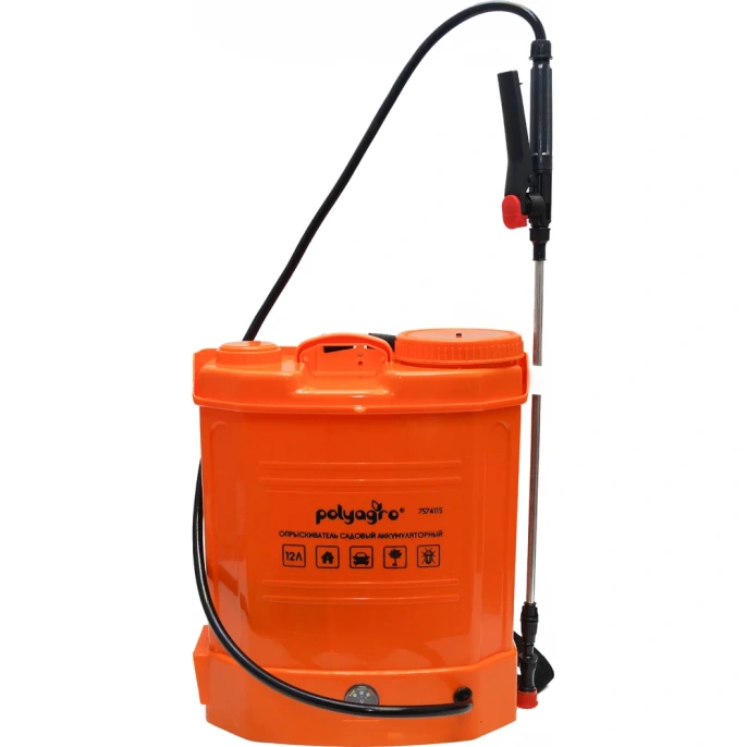 Садовый аккумуляторный опрыскиватель POLYAGRO 12 л 7574115