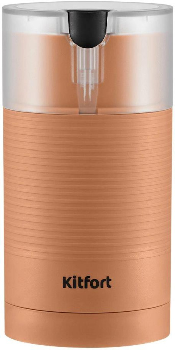 Кофемолка Kitfort КТ-7249 150Вт сист.помол.:ротац.нож вместим.:70гр оранжевый