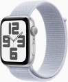 Смарт-часы Apple Watch SE 2024 A2723 44мм OLED корп.серебристый Sport Loop рем.голубой разм.брасл.:145-220мм MXET3LL/A