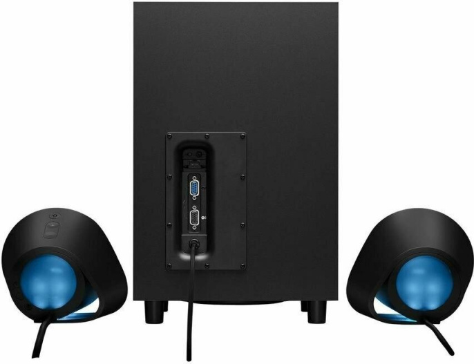 Колонки Logitech G560 Lightsync PC 2.1 черный 240Вт