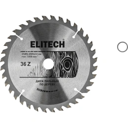 Диск пильный Elitech 1820.053600 (185мм,36зуб,дерево) 187763