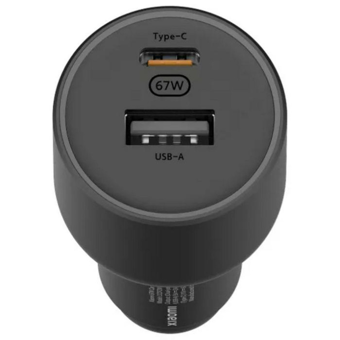 Устройство зарядное автомобильное Xiaomi 67W Car Charger USB-A + Type-C CC07ZM BHR6814GL