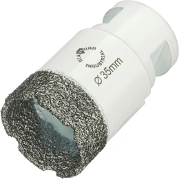 Коронка алмазная по керамограниту 35 мм, M14 на УШМ Diamond Industrial DIDKVP35M14