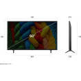 50" Телевизор LG 50NANO80A6B.ARUG NanoCell, 4K Ultra HD, СМАРТ ТВ, WebOS, синяя сажа