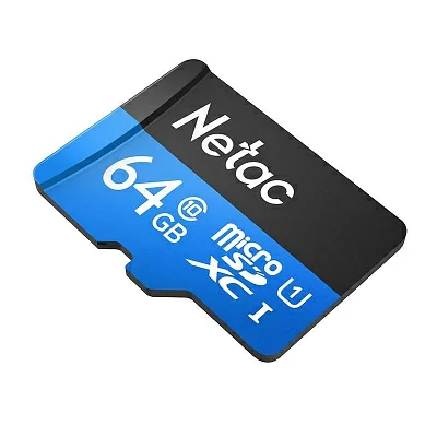 Карта памяти Netac NT02P500STN-064G-S microSDXC Memory Card 64Gb UHS-I U1