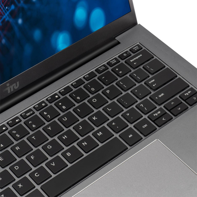 Ноутбук IRU Planio 15INP N-series N100 8Gb SSD256Gb Intel UHD Graphics 15.6" IPS FHD 1920x1080 Windows 11 Pro Multi Language 64 grey WiFi BT Cam 5000mAh 2023736