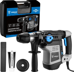 Перфоратор Deko ZKH2000W патрон:SDS-max уд.:10Дж 2000Вт аккум. кейс в комплекте